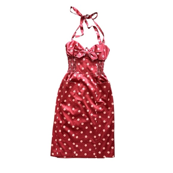 Vintage Betsey Johnson Polka Dot Silk Halter Dress is available for  purchase on au PAY Market - Imported Goods Online Store Co.Ltd. | au PAY  Market - Online Shopping Site